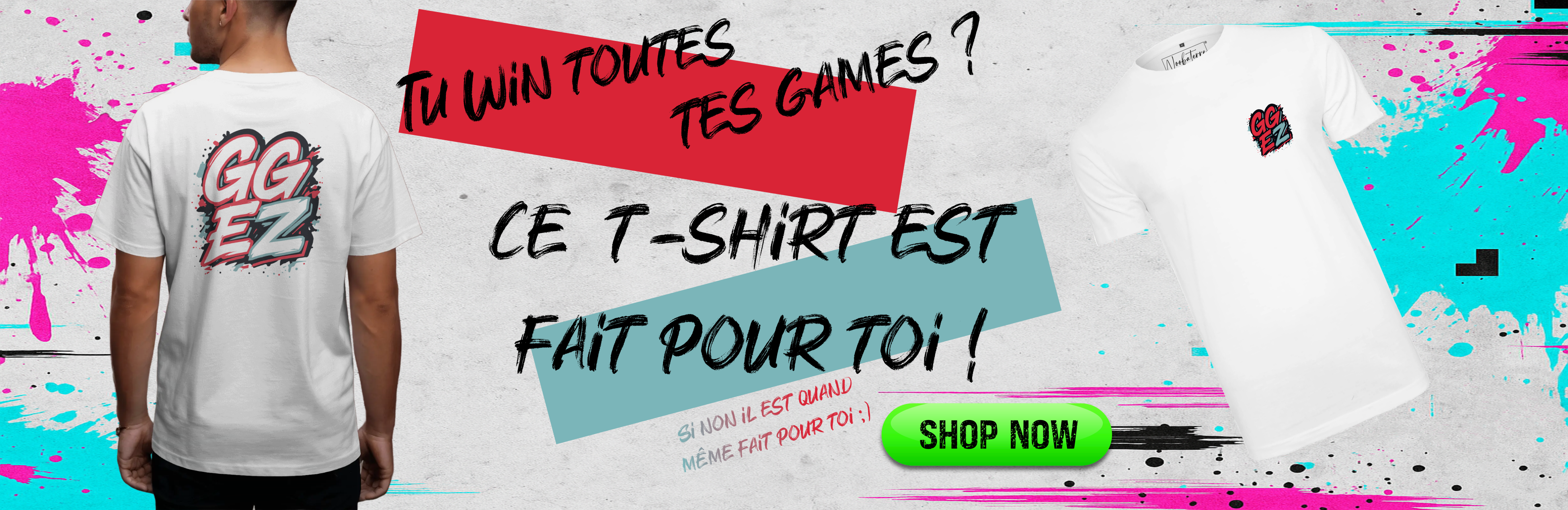 GG EZ - Le t-shirt qui parle pour toi !